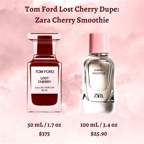 dupe lost cherry tom ford zara